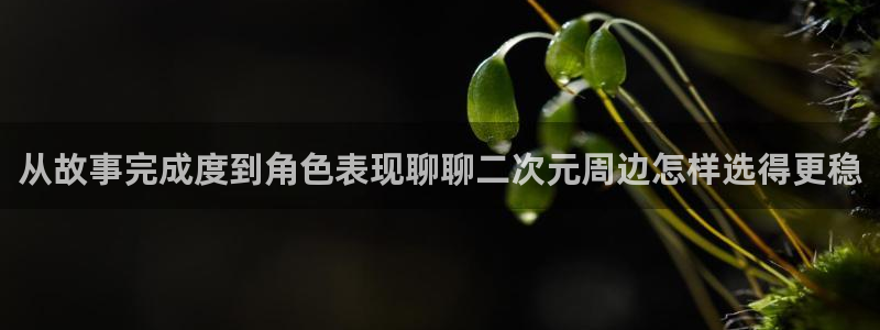 韩漫在线阅读网站:从故事完成度到角色表现聊聊二次元周边怎样选得更稳配图